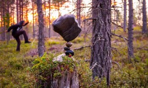 Майкл Граб - уравновешивание камней. Композиции из камня