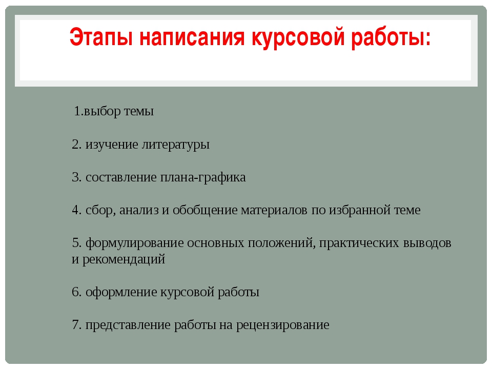 написание курсовых работ отзывы