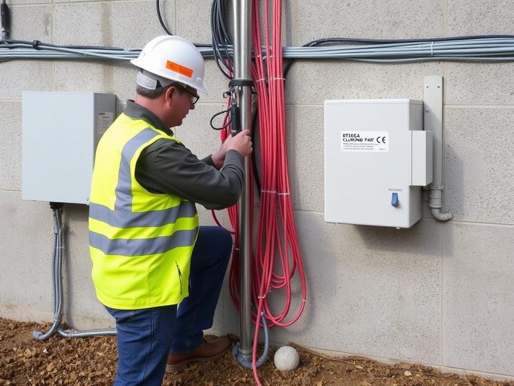 Grounding installation for the safe operation of electrical installationsфото