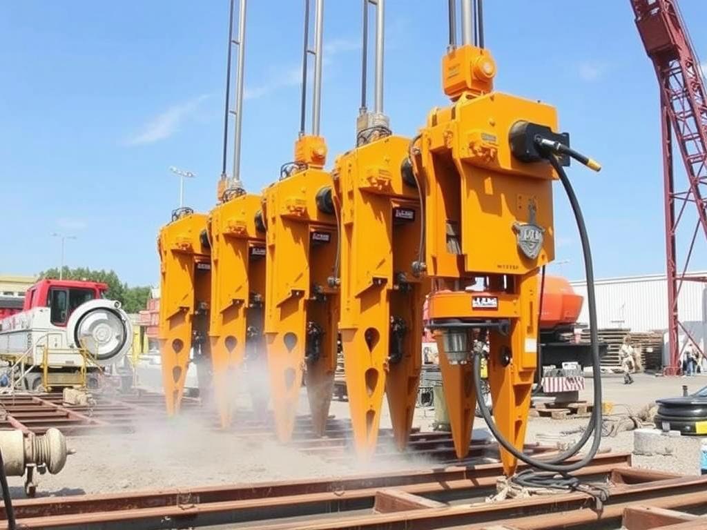 Hydraulic concrete shearsфото