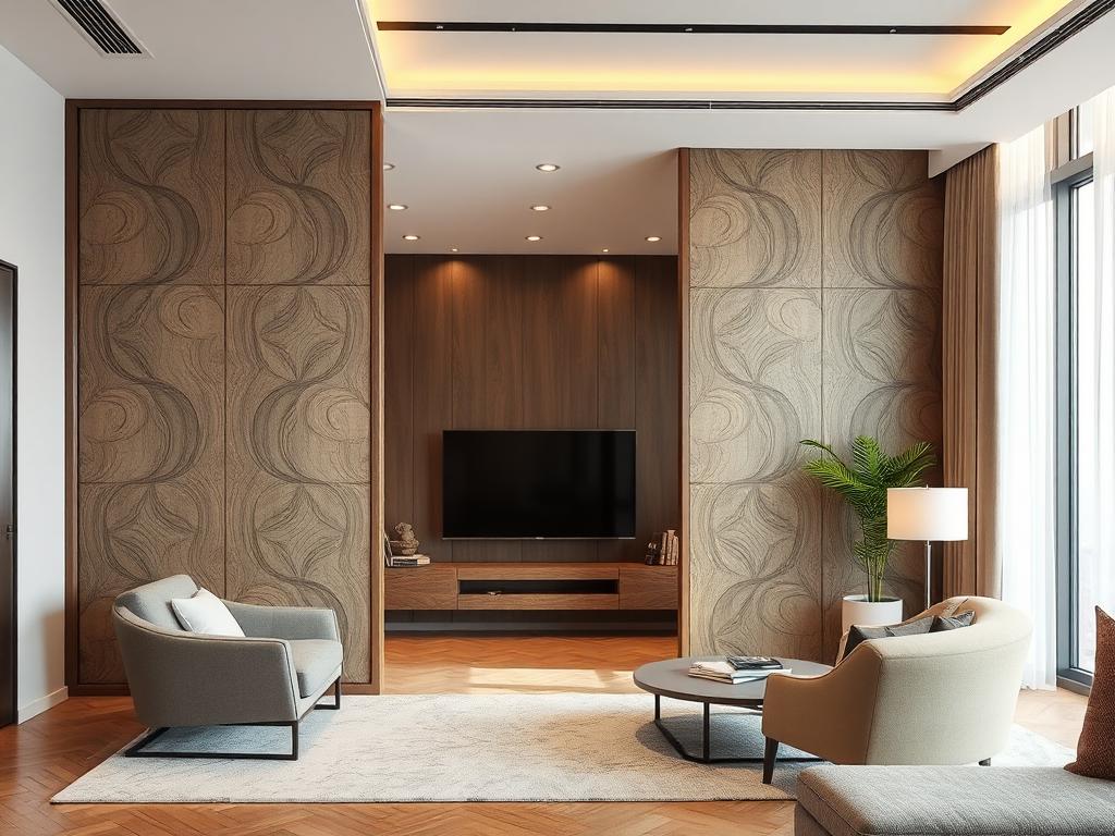 Decorative partitions for space zoningфото