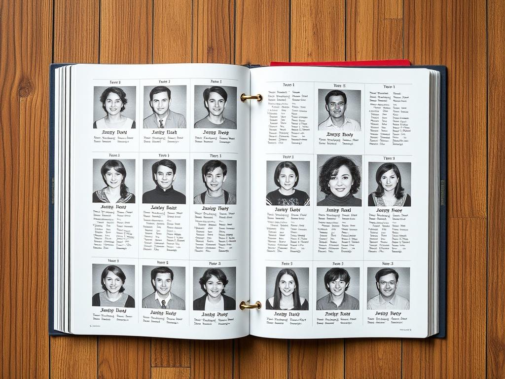 A yearbook that doesn't look like a typical templateфото