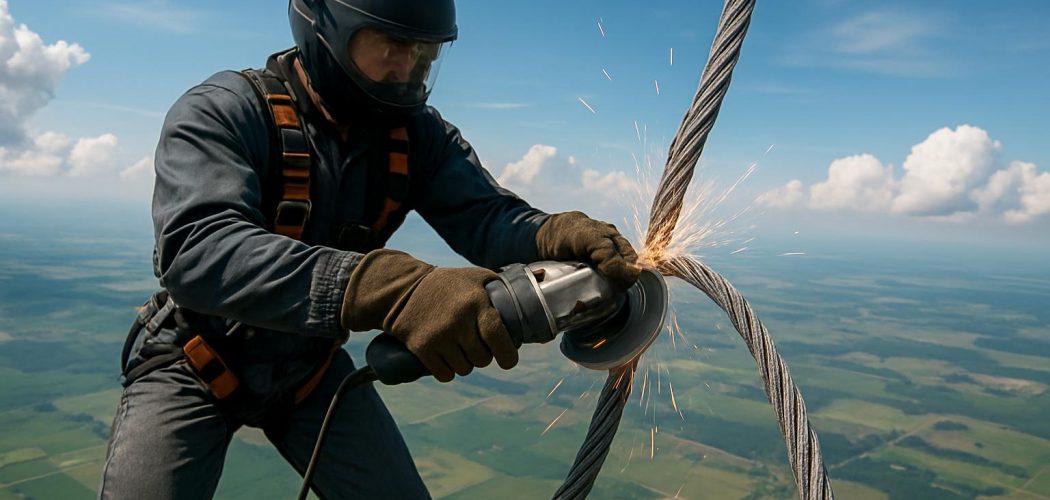 Миф о «болгарке»: можно ли резать стропы в небе?