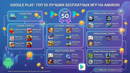 Топ игр на Android